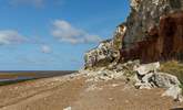 The iconic striped cliffs from 'Sunny Hunny' to Old Hunstanton. - Thumbnail Image