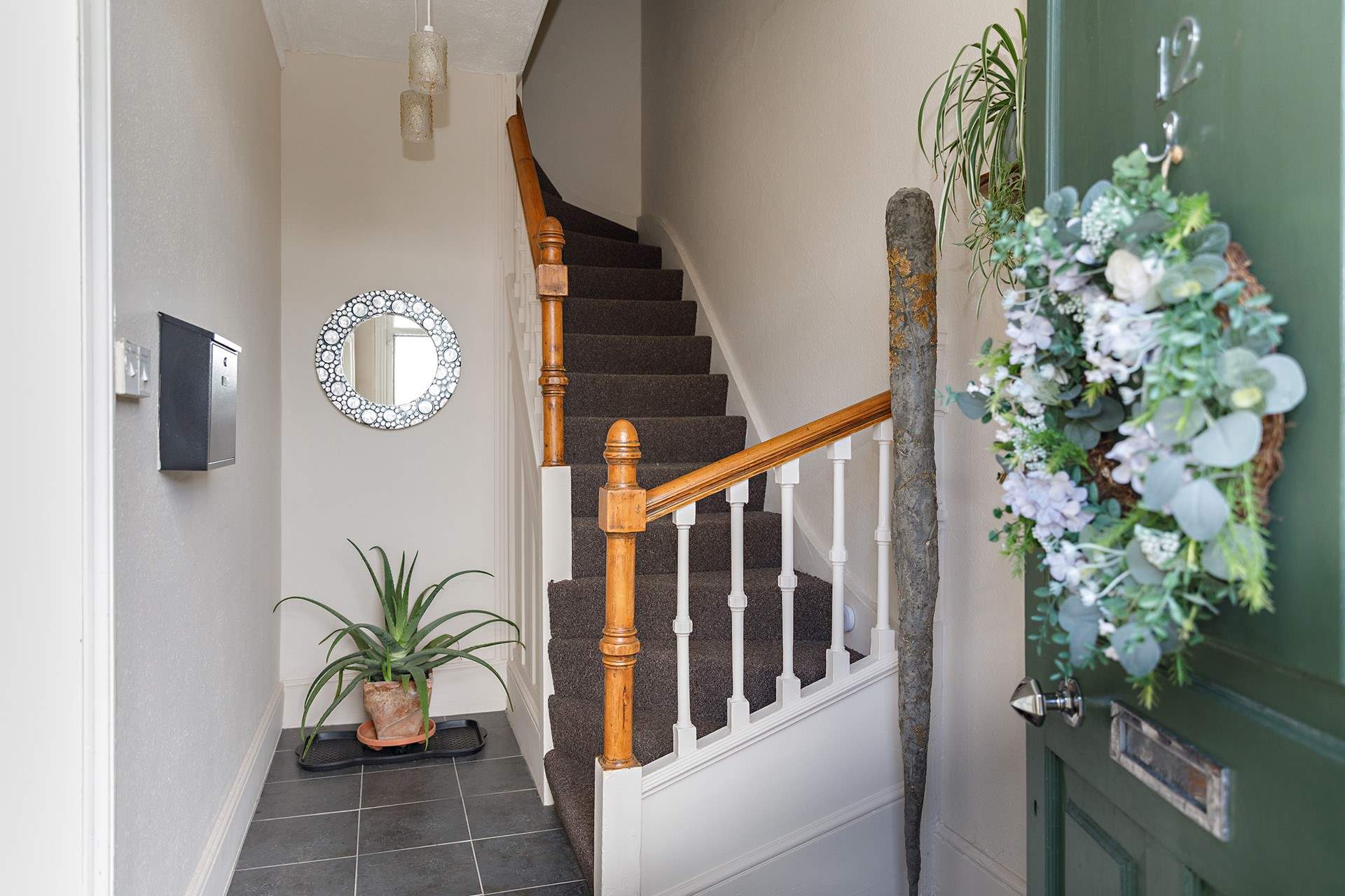 Climb the staircase to the first floor where your beautiful holiday apartment awaits.