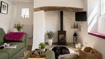It's a cosy space for all the family. 