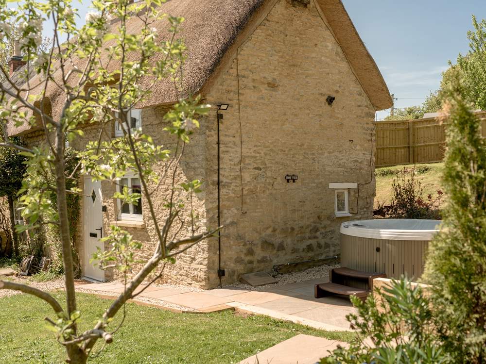 Luxuriate in the hot tub when you stay at 2 Old Turnpike Cottages.