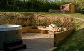 Enjoy an al fresco snack by the hot tub.  - Thumbnail Image