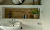 The shower room has lovely original beams.  - Thumbnail Image