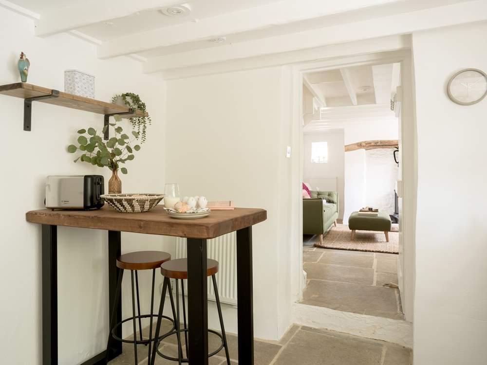 Time for breakfast at the bespoke table.