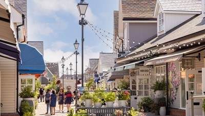 Bicester Village is just the place for some retail therapy. 