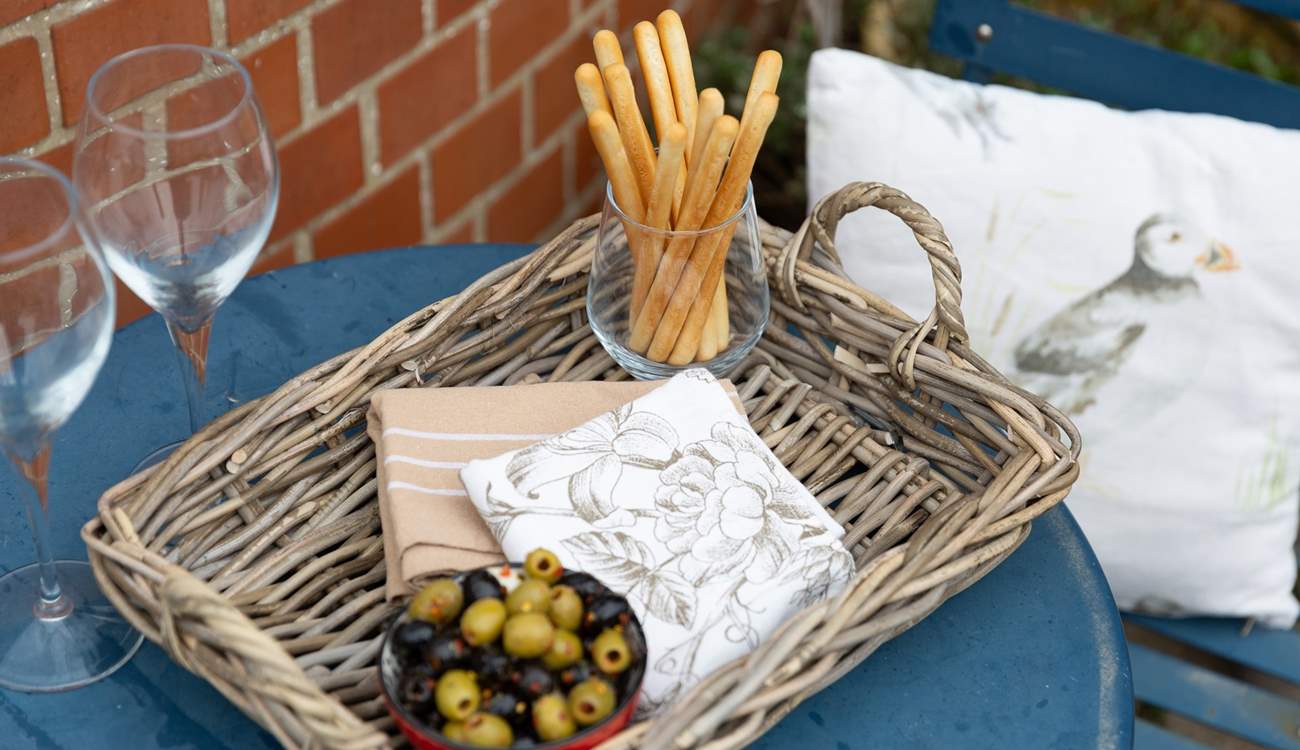 ... and some nibbles.