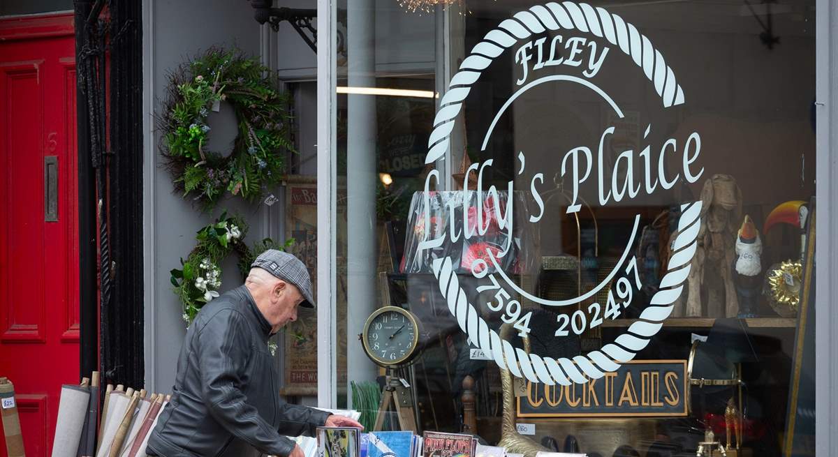 Plenty of independent shops to visit in the town.