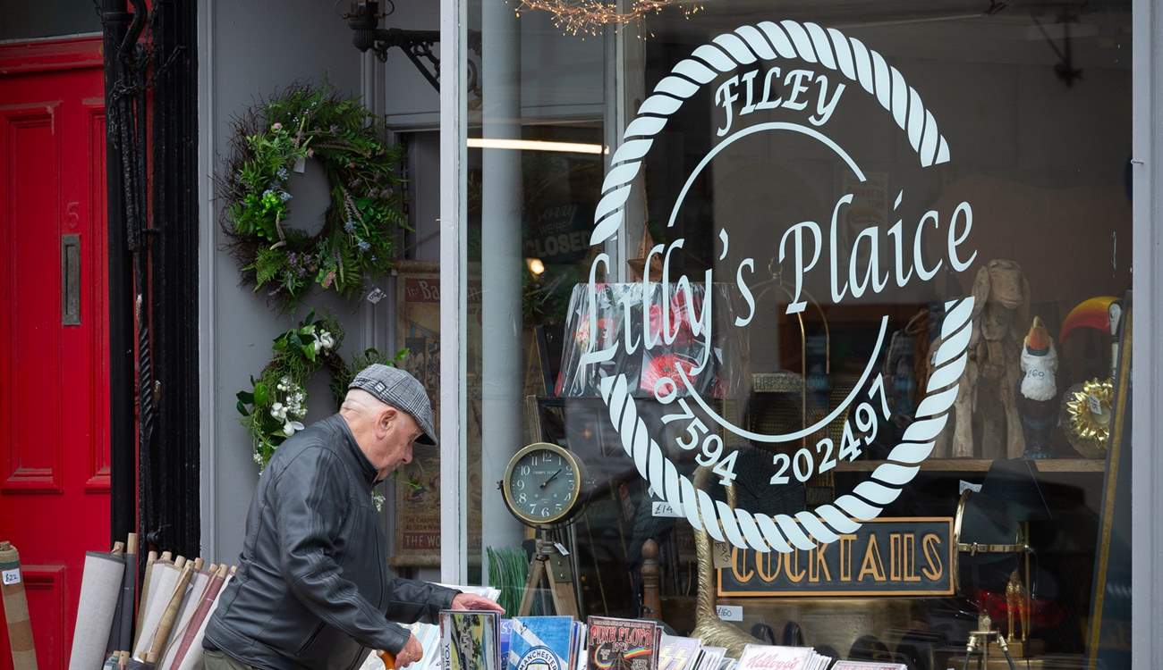 Plenty of independent shops to visit in the town.