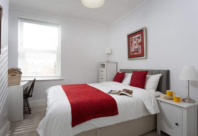 This bedroom is equally delightful.