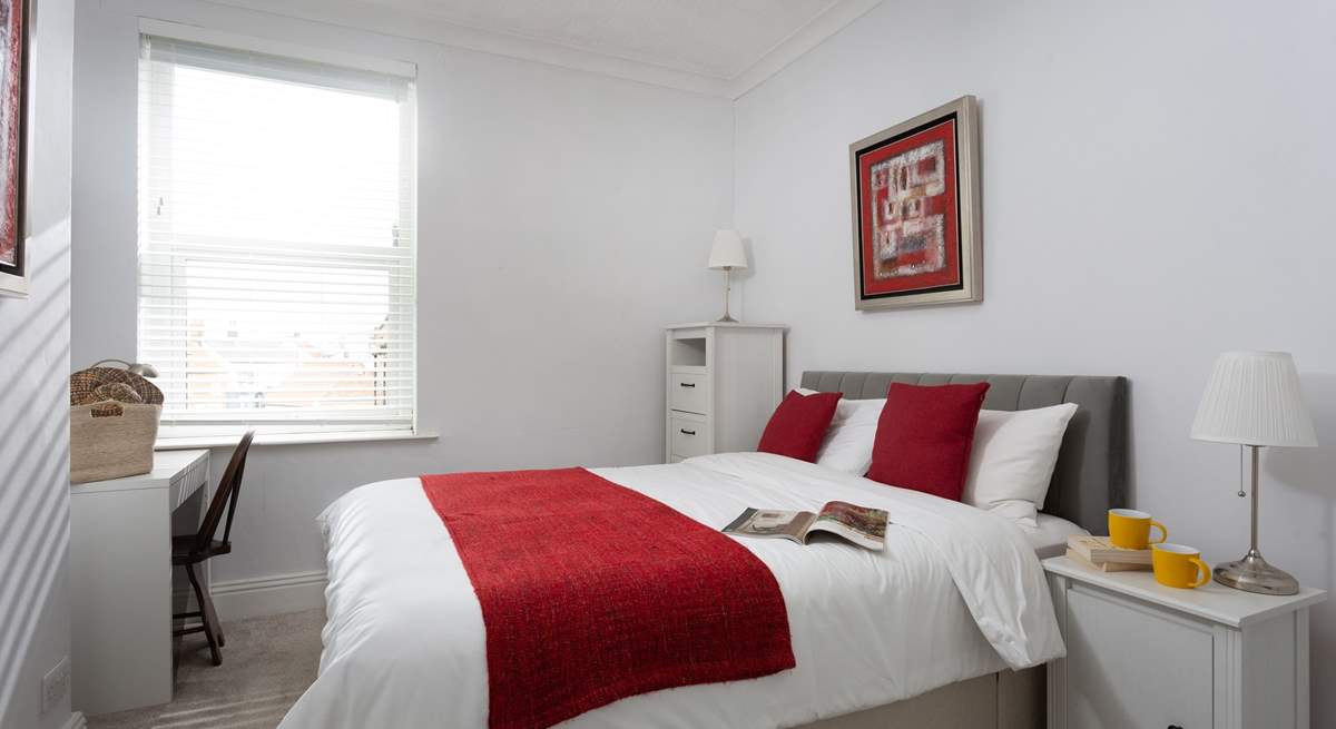 This bedroom is equally delightful.