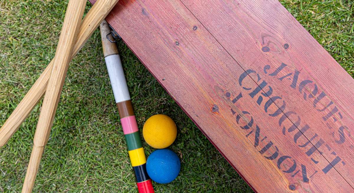 Or perhaps a game of croquet is just the ticket. If so, please do ask the owners for the set, which they will happily provide.
