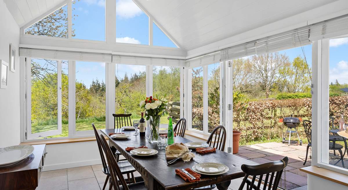 Serving up that special meal is such a pleasure in this glorious space.