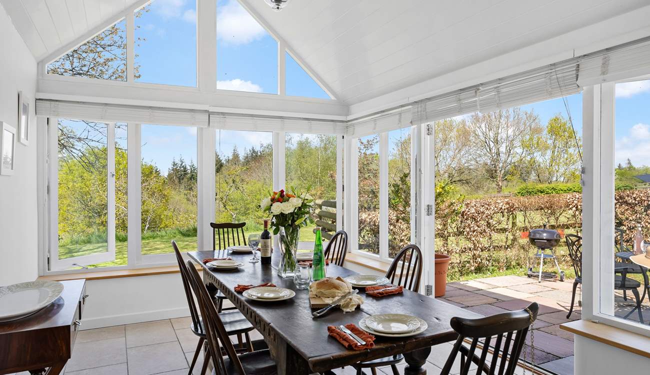 Serving up that special meal is such a pleasure in this glorious space.