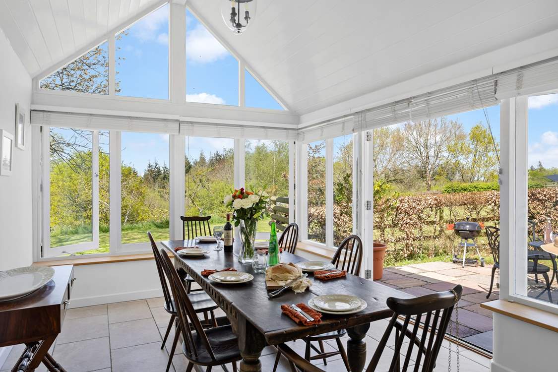 Serving up that special meal is such a pleasure in this glorious space.