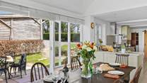 Step out into your fully enclosed outside space.