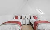 Bedroom 2 can be made up in a twin configuration, or can be linked into a super-king size double. Please mind the sloping ceilings. - Thumbnail Image