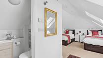 Bedroom 2 also boasts an en suite shower-room.