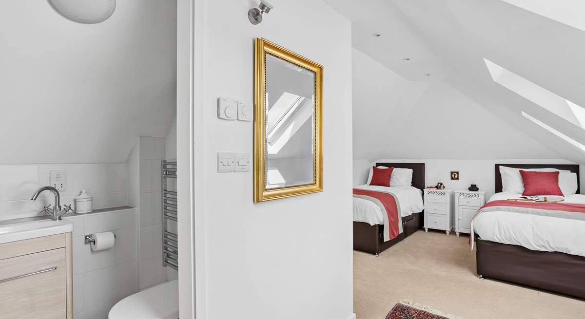 Bedroom 2 also boasts an en suite shower-room.