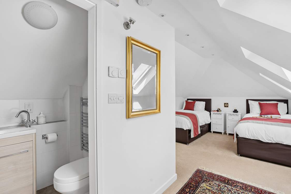Bedroom 2 also boasts an en suite shower-room.