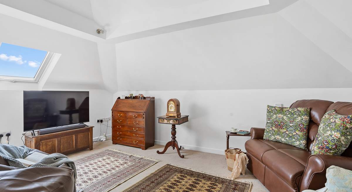 The second sitting-area is also super cosy, offering the perfect place to unwind in.