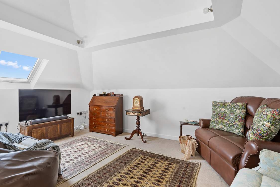 The second sitting-area is also super cosy, offering the perfect place to unwind in.