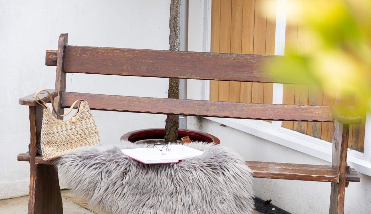 Another charming spot to sit back with a good book.