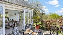 Dining inside or out, the choice is yours.