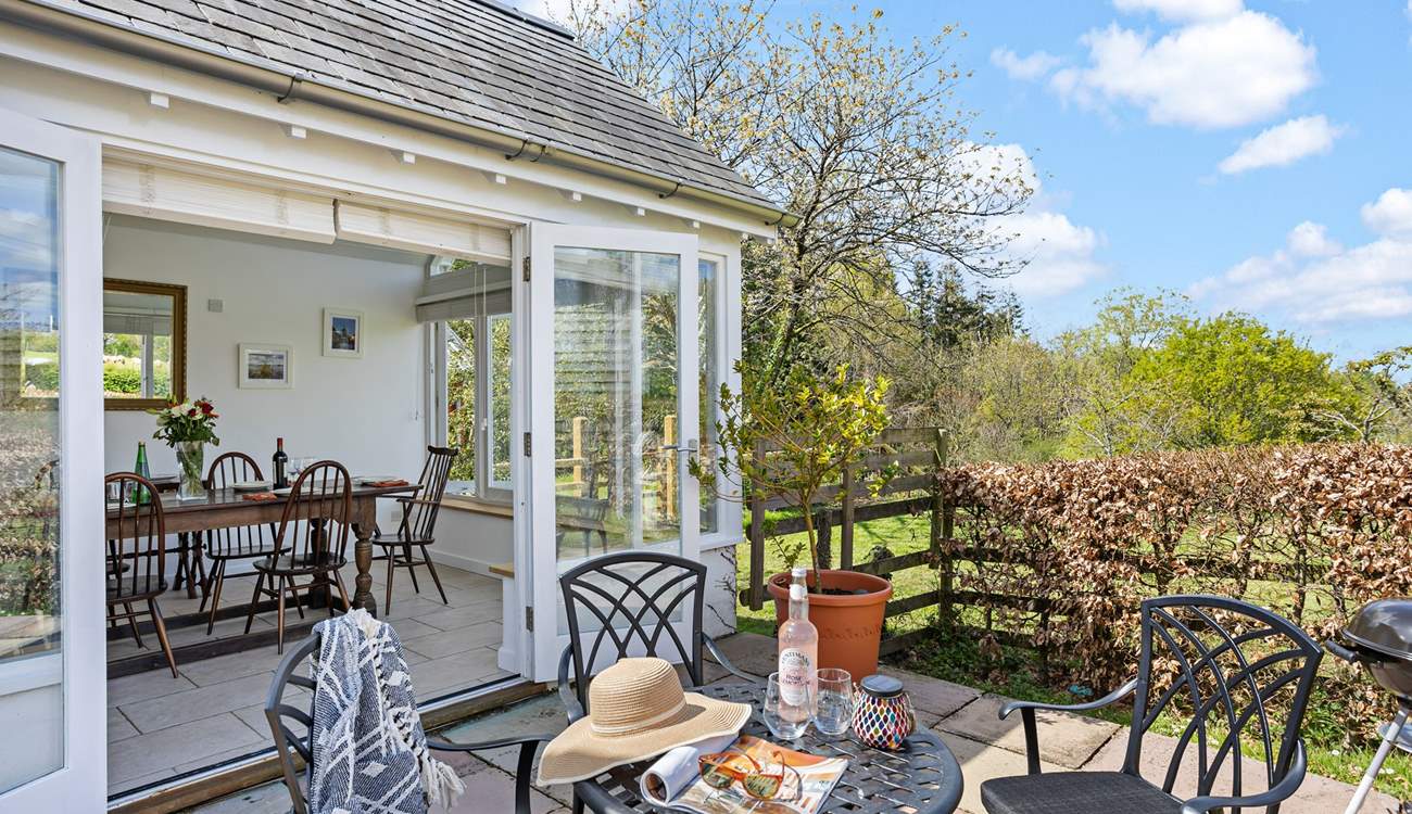 Dining inside or out, the choice is yours.