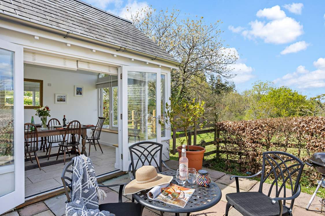 Dining inside or out, the choice is yours.