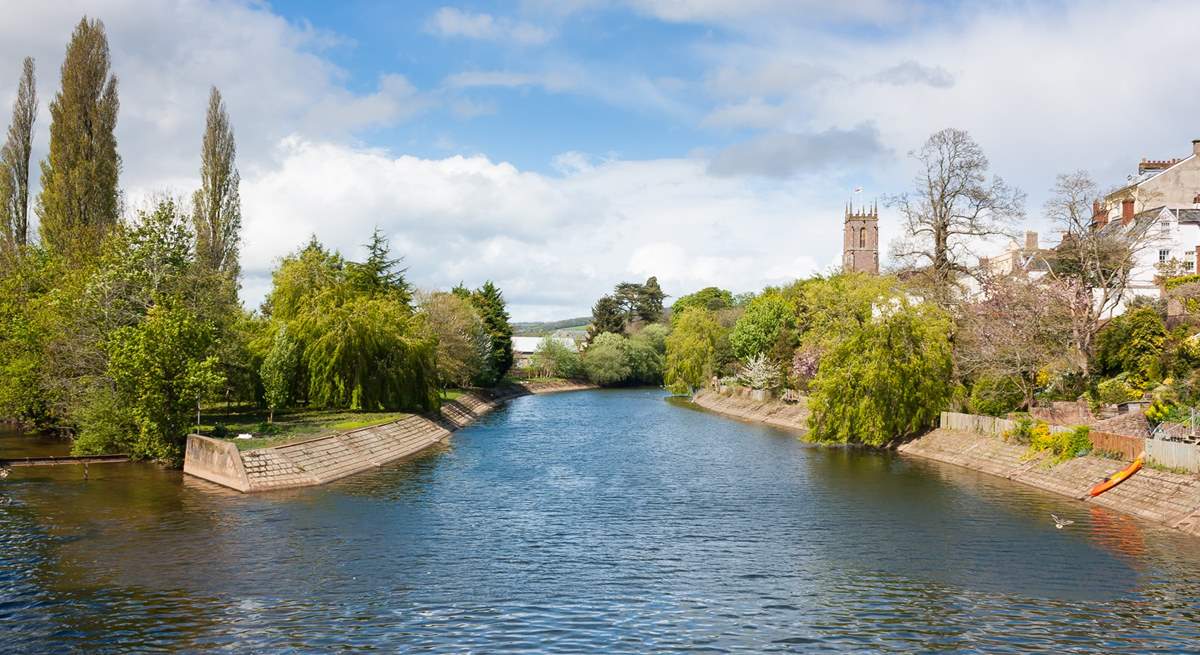 The Grand Western Canal in Tiverton is perfect for walkers and cyclists with stunning scenery and plenty of wildlife to spot.