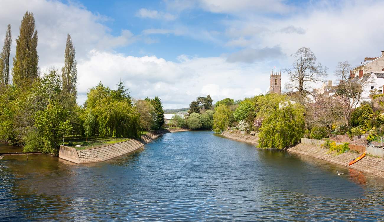 The Grand Western Canal in Tiverton is perfect for walkers and cyclists with stunning scenery and plenty of wildlife to spot.