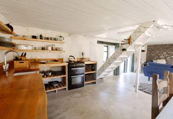 Open plan living allows your day to flow with ease. Take care on the staircase as there is no handrail. 