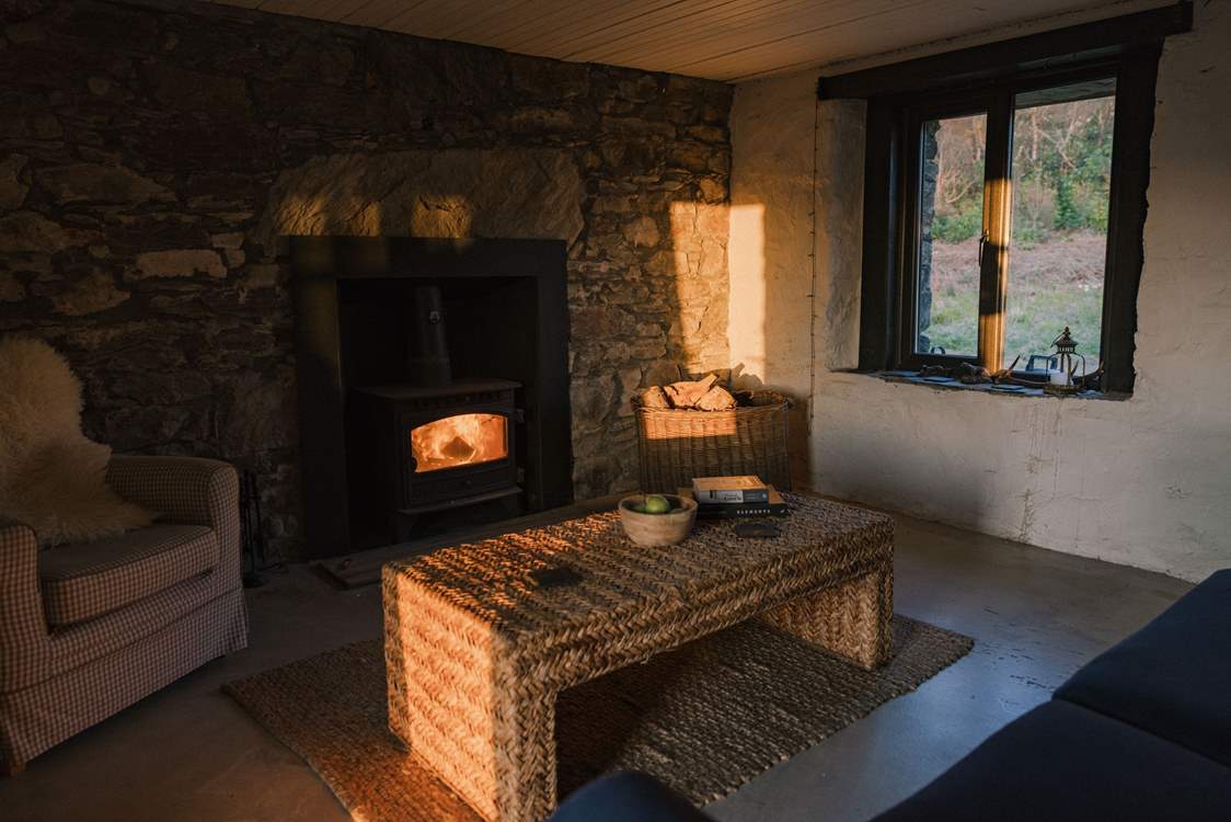 As the sun begins to dip beyond the horizon, watch the light transform the space from day to night.