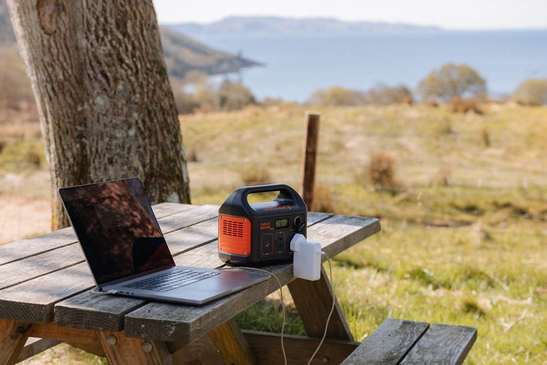 Na Mara is the idyllic location for a writer's retreat. The handy battery packs mean you can power your devices while soaking up the view.