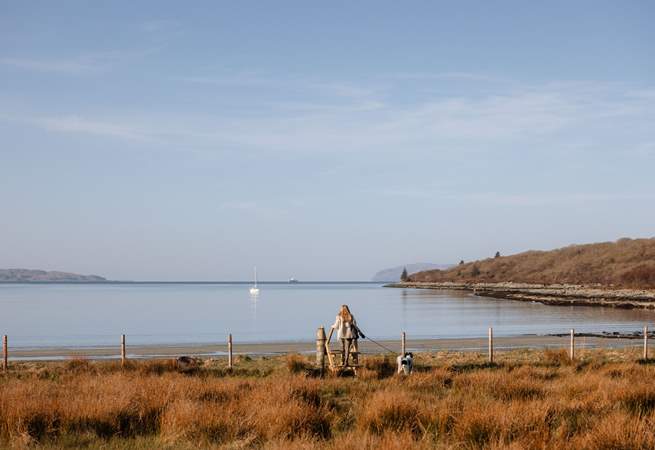 Wander down to your private beach and take in the breathtaking scenery. 