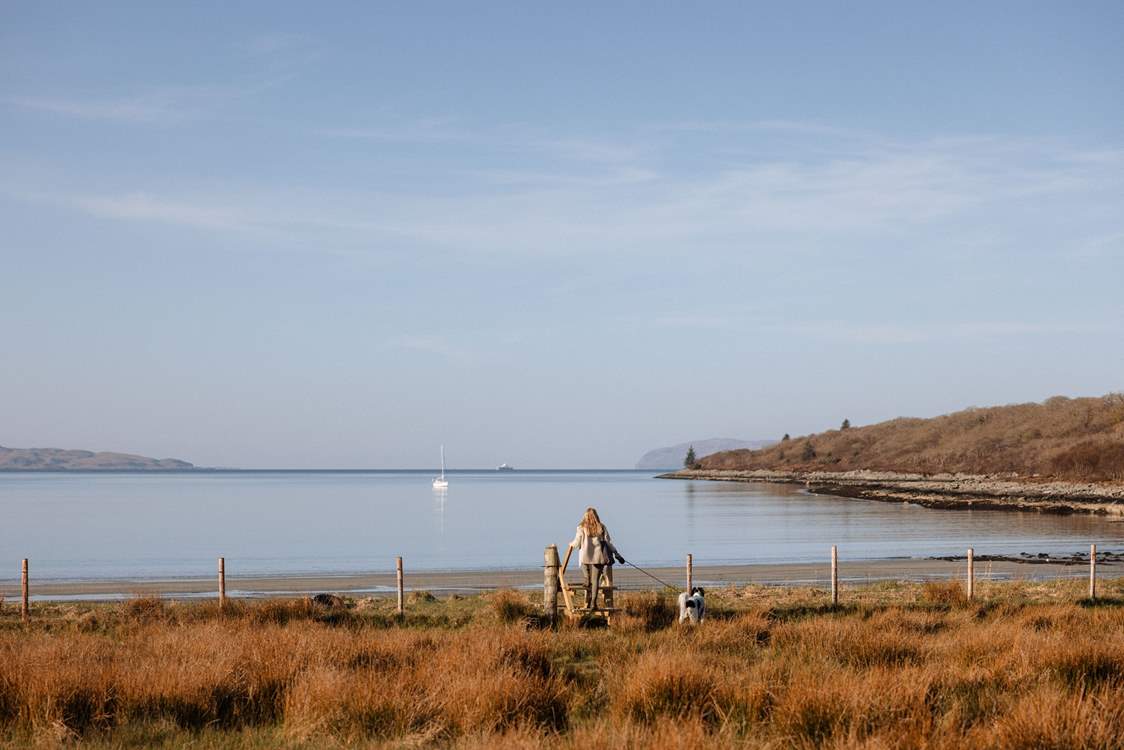 Wander down to your private beach and take in the breathtaking scenery.