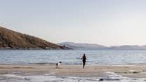 You have access to your own private beach where your four-legged friend can run freely. 