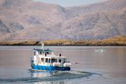 During your stay, why not explore some of the nearby islands? This is the Port Appin ferry.