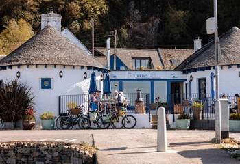 The Pier House is a great place to fuel up near Port Appin.  