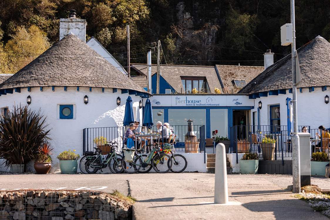 The Pier House is a great place to fuel up near Port Appin.