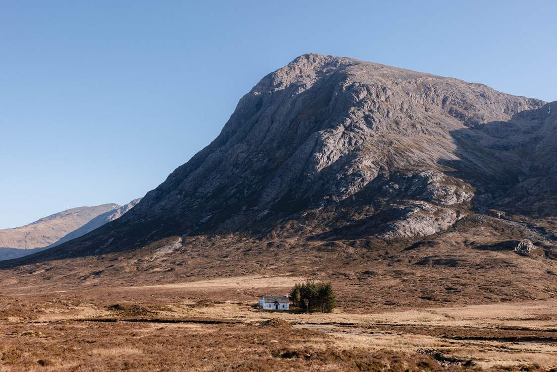 Pack your walking boots and visit Glencoe, around 45 minutes away.