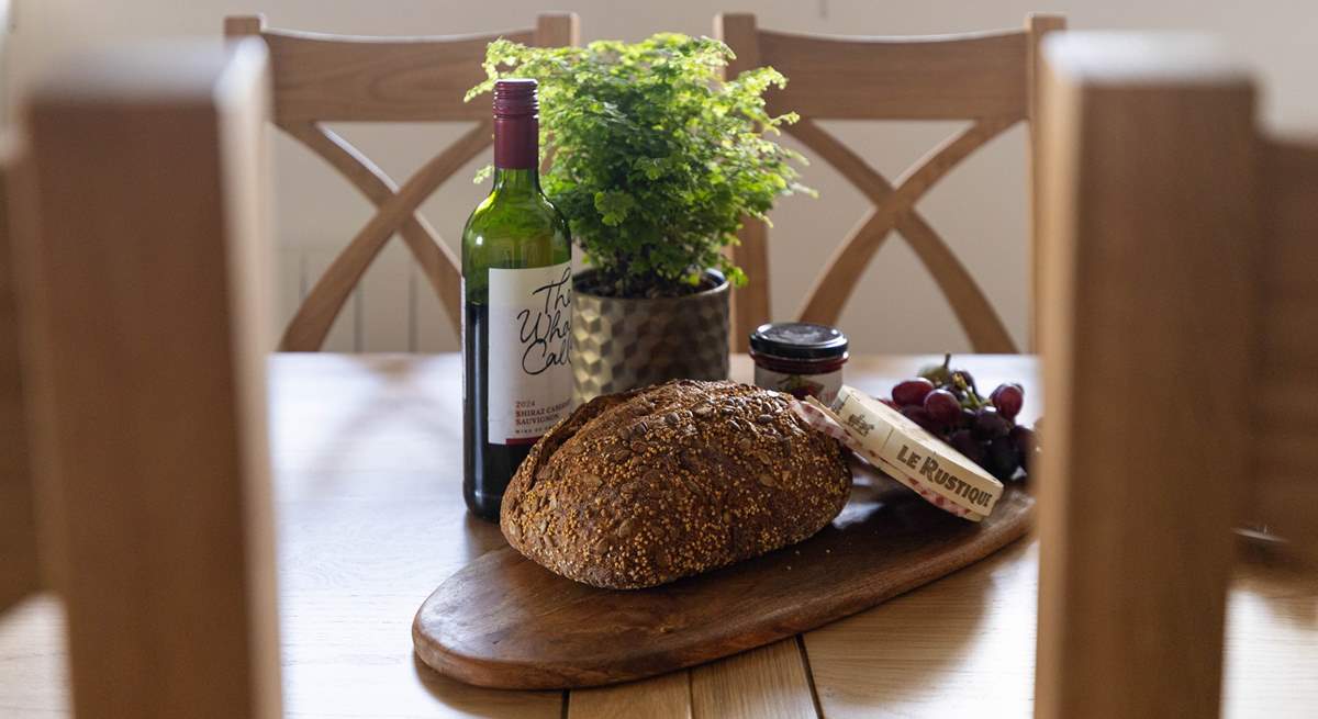 Gather round and share a bottle of wine whilst planning the next day's adventures.