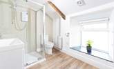 A very generous, newly appointed family shower-room.  - Thumbnail Image