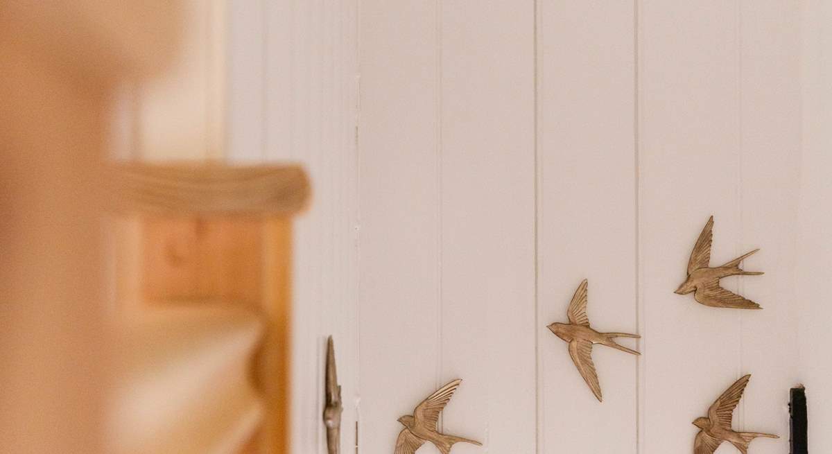 Watch the swallows surround the cottage, summer is on its way.