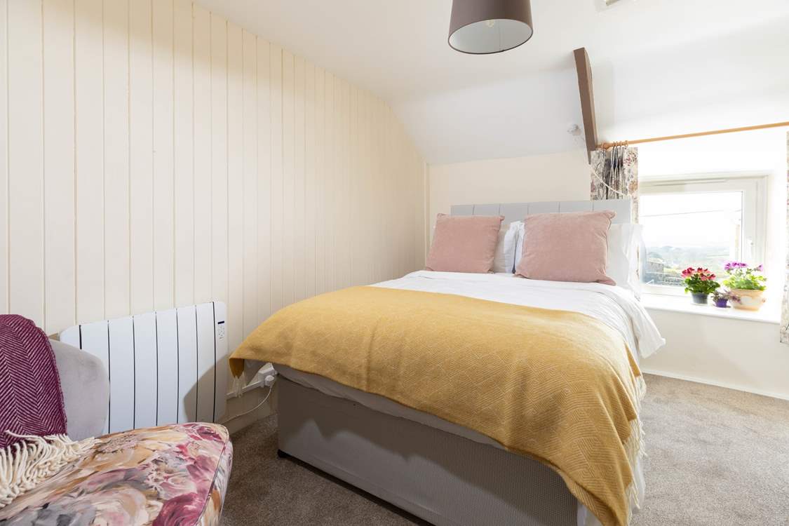 Bedroom 2 is a sweet double.