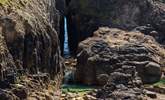 West Cornwall has some of the county's best beaches and coves, this one is Nanjizal. - Thumbnail Image