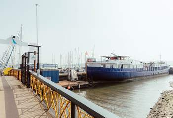 The walkway leading you across to your unique abode. 