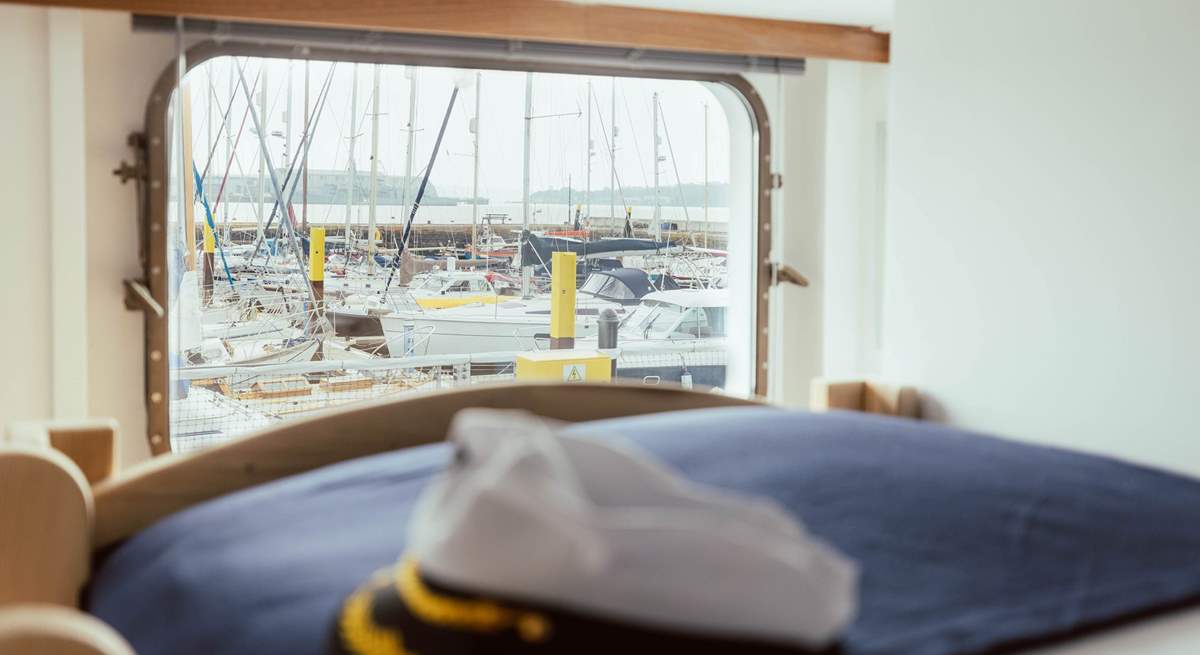 With seaside views of the harbour. 