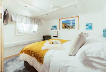The Captain's room is the perfect space for a restful night's sleep.