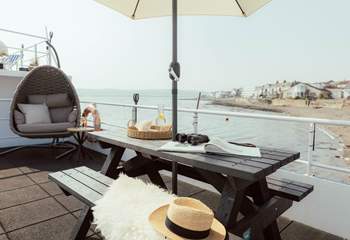 The most relaxing spot to dine al fresco. 