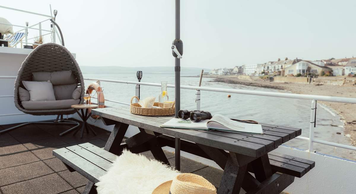 The most relaxing spot to dine al fresco. 